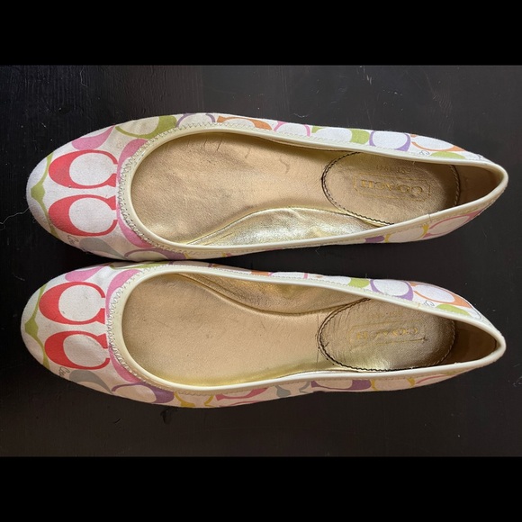 Multi Color Coach Flats - Picture 1 of 6